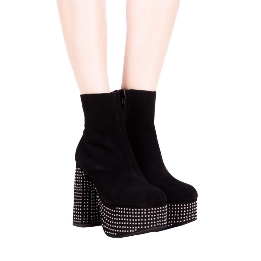 Jeffrey Campbell Laurita studded platform boot